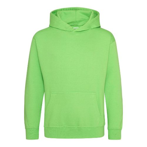 Awdis Just Hoods Kids Hoodie Lime Green